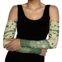 Hawaii Christmas In July Arm Sleeves Olive Green Mele Kalikimaka Sea Animals DT05 - Polynesian Pride