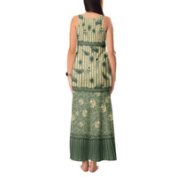 Hawaii Christmas In July Tank Maxi Dress Olive Green Mele Kalikimaka Sea Animals DT05 - Polynesian Pride