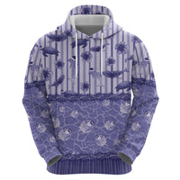 Hawaii Christmas In July Hoodie Amethyst Purple Mele Kalikimaka Sea Animals