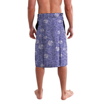 Hawaii Christmas In July Lavalava Amethyst Purple Mele Kalikimaka Sea Animals