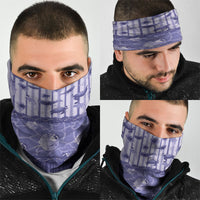 Hawaii Christmas In July Neck Gaiter Amethyst Purple Mele Kalikimaka Sea Animals DT05 - Polynesian Pride