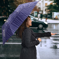 Hawaii Christmas In July Umbrella Amethyst Purple Mele Kalikimaka Sea Animals DT05 - Polynesian Pride