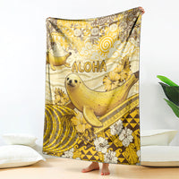 Hawaii Banana Seal Blanket Ilio Holo I Ka Uaua Aloha DT05 - Polynesian Pride