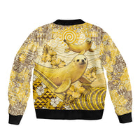 Hawaii Banana Seal Bomber Jacket Ilio Holo I Ka Uaua Aloha DT05 - Polynesian Pride