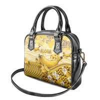 Hawaii Banana Seal Shoulder Handbag Ilio Holo I Ka Uaua Aloha DT05 - Polynesian Pride
