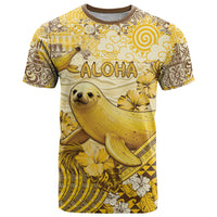 Hawaii Banana Seal T Shirt Ilio Holo I Ka Uaua Aloha DT05 Yellow - Polynesian Pride