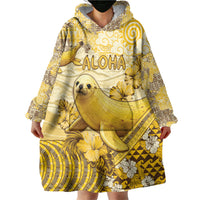 Hawaii Banana Seal Wearable Blanket Hoodie Ilio Holo I Ka Uaua Aloha DT05 - Polynesian Pride