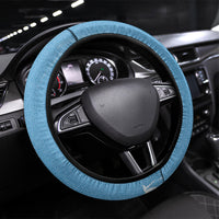 Argentina Football Steering Wheel Cover Goat Comic Style Sun Of May