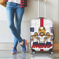Custom England Football Luggage Cover Three Lions Trophy St George Cross DT05 - Polynesian Pride