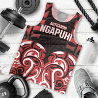 Custom Aotearoa Ngapuhi Men Tank Top Maori Pattern New Zealand - Polynesian Pride