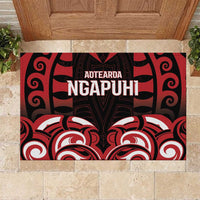 Aotearoa Ngapuhi Rubber Doormat Maori Pattern New Zealand - Polynesian Pride