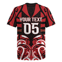 Custom Aotearoa Ngapuhi Rugby Jersey Maori Pattern New Zealand DT05 - Polynesian Pride