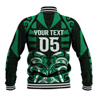 Custom Aotearoa Ngai Tahu Baseball Jacket Maori Pattern New Zealand - Polynesian Pride