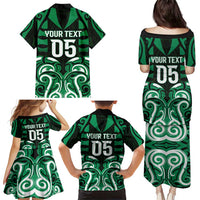 Custom Aotearoa Ngai Tahu Family Matching Puletasi and Hawaiian Shirt Maori Pattern New Zealand - Polynesian Pride