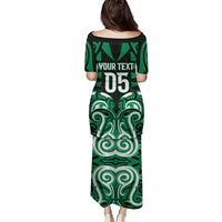 Custom Aotearoa Ngai Tahu Family Matching Puletasi and Hawaiian Shirt Maori Pattern New Zealand - Polynesian Pride