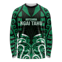 Custom Aotearoa Ngai Tahu Long Sleeve Shirt Maori Pattern New Zealand - Polynesian Pride