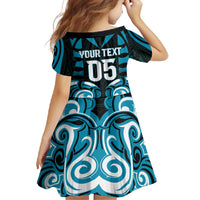 Custom Aotearoa Ngati Porou Family Matching Tank Maxi Dress and Hawaiian Shirt Maori Pattern New Zealand - Polynesian Pride
