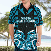 Custom Aotearoa Ngati Porou Hawaiian Shirt Maori Pattern New Zealand - Polynesian Pride