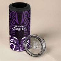 Custom Aotearoa Rangitane 4 in 1 Can Cooler Tumbler Maori Pattern New Zealand - Polynesian Pride