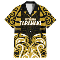 Custom Aotearoa Taranaki Family Matching Off The Shoulder Long Sleeve Dress and Hawaiian Shirt Maori Pattern New Zealand - Polynesian Pride
