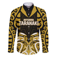 Custom Aotearoa Taranaki Family Matching Tank Maxi Dress and Hawaiian Shirt Maori Pattern New Zealand - Polynesian Pride