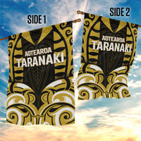 Aotearoa Taranaki Garden Flag Maori Pattern New Zealand - Polynesian Pride