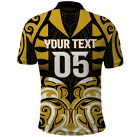 Custom Aotearoa Taranaki Polo Shirt Maori Pattern New Zealand - Polynesian Pride