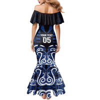 Custom Aotearoa Ngati Tuwharetoa Mermaid Dress Maori Pattern New Zealand - Polynesian Pride