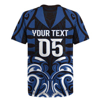 Custom Aotearoa Ngati Tuwharetoa Rugby Jersey Maori Pattern New Zealand DT05 - Polynesian Pride