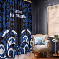 Aotearoa Ngati Tuwharetoa Window Curtain Maori Pattern New Zealand - Polynesian Pride