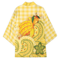 Hawaii Palaka Kimono Cute Ripe Mango Turtle On The Waves DT05 - Polynesian Pride