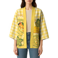 Hawaii Palaka Kimono Cute Ripe Mango Turtle On The Waves DT05 - Polynesian Pride