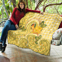 Hawaii Palaka Quilt Cute Ripe Mango Turtle On The Waves DT05 - Polynesian Pride