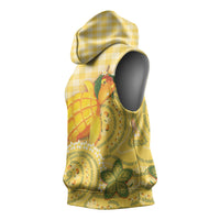 Hawaii Palaka Sleeveless Hoodie Cute Ripe Mango Turtle On The Waves