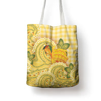 Hawaii Palaka Tote Bag Cute Ripe Mango Turtle On The Waves DT05 - Polynesian Pride