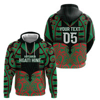 Custom Aotearoa Ngati Hine Hoodie Maori Pattern New Zealand - Polynesian Pride