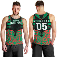 Custom Aotearoa Ngati Hine Men Tank Top Maori Pattern New Zealand - Polynesian Pride