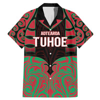 Custom Aotearoa Tuhoe Family Matching Mermaid Dress and Hawaiian Shirt Maori Pattern New Zealand - Polynesian Pride