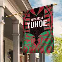 Aotearoa Tuhoe Garden Flag Maori Pattern New Zealand - Polynesian Pride