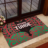 Aotearoa Tuhoe Rubber Doormat Maori Pattern New Zealand - Polynesian Pride