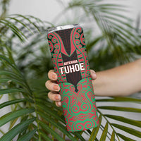 Custom Aotearoa Tuhoe Skinny Tumbler Maori Pattern New Zealand DT05 - Polynesian Pride