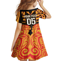 Custom Aotearoa Waikato Family Matching Off Shoulder Maxi Dress and Hawaiian Shirt Maori Pattern New Zealand - Polynesian Pride