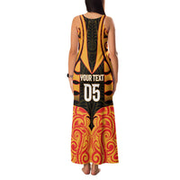Custom Aotearoa Waikato Family Matching Tank Maxi Dress and Hawaiian Shirt Maori Pattern New Zealand - Polynesian Pride