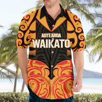 Custom Aotearoa Waikato Hawaiian Shirt Maori Pattern New Zealand - Polynesian Pride