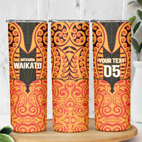 Custom Aotearoa Waikato Skinny Tumbler Maori Pattern New Zealand - Polynesian Pride