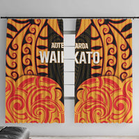 Aotearoa Waikato Window Curtain Maori Pattern New Zealand - Polynesian Pride
