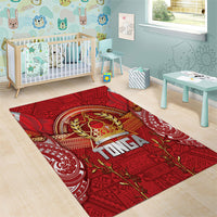 Tonga King's Birthday Area Rug Gold Royal Crown Tribal Patterns DT05 - Polynesian Pride