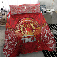 Tonga King's Birthday Bedding Set Gold Royal Crown Tribal Patterns DT05 - Polynesian Pride