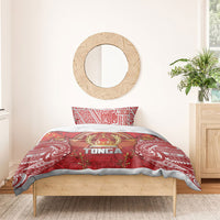 Tonga King's Birthday Bedding Set Gold Royal Crown Tribal Patterns DT05 - Polynesian Pride