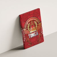 Tonga King's Birthday Canvas Wall Art Gold Royal Crown Tribal Patterns DT05 - Polynesian Pride